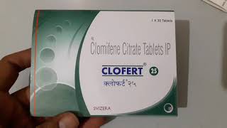 Clofert 25clomifene citrate review in Hindi [upl. by Akinot]