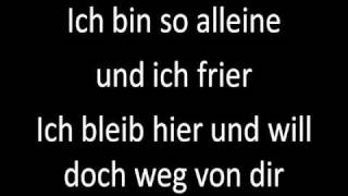 LaFee  Weg von dir  mit Lyrics [upl. by Yrdua]