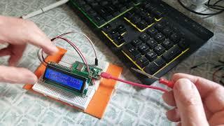 Raspberry Pico weather report via WiFi on a LCD screen [upl. by Ydnik805]