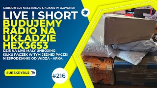 216  Mały UnBoxing na LIVE SHORT electronic unitra radio service [upl. by Lurline]