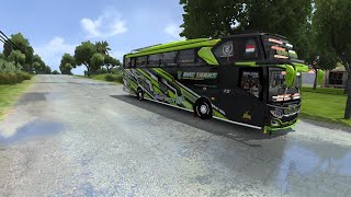 Bus pariwisata full telolet basuri 🕺 Bus Simulator Indonesia [upl. by Liagabba992]