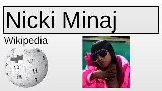 Nicki Minaj  Wikipedia [upl. by Bonnette]