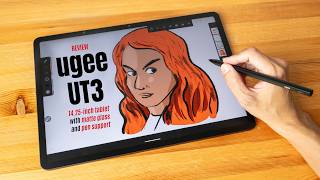 Ugee UT3 review 1425inch tablet with pen support [upl. by Korten]