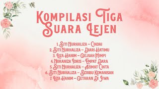 Lirik Lagu Tiga Suara Lejen  Siti Nurhaliza Liza Hanim Noraniza Idris [upl. by Oirevas]