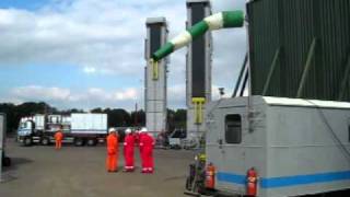 1st stroke Rotaflex pumping unit Schoonebeek [upl. by Nofpets]