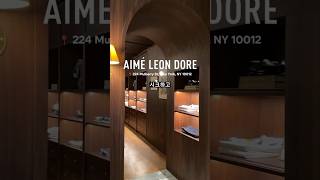 뉴욕 소호 AIME LEON DORE 맨하탄 뉴욕여행 newyork nycvlog manhattan [upl. by Lyrad]