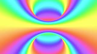 Hey Bear Baby Sensory  Funky Rainbow Clouds Colors EXTENDED  Fun Animation with Music [upl. by Notnek653]