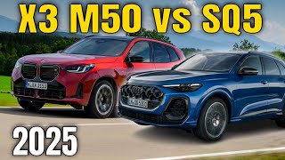 2025 BMW X3 M50 vs 2025 Audi SQ5  A Battle of Performance SUVs [upl. by Blackington]