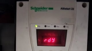 Schneider altistart 22 soft starter specification and functions 88amp [upl. by Cr]