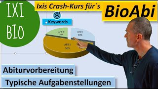 Typische Aufgabenstellungen im Biologie Abitur  Bioabi 2022  Vergleichen  Basiskonzepte [upl. by Callum]