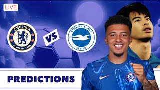 LIVE Chelsea vs Brighton Predictions Maresca’s Winning Lineup  Neto amp Sancho to Start  News [upl. by Laing400]