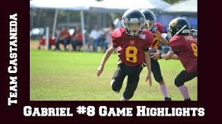 Gabriel 8 Football Season Highlights 2015 [upl. by Ennahtebazile]