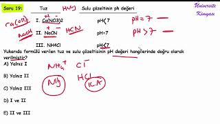 ÖSYM TARZI KİMYA ÖABT SORULARI VE ÇÖZÜMLERİ5 [upl. by Niuqauj]