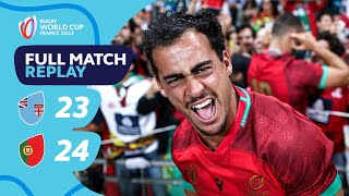 The biggest upset in rugby history  Fiji v Portugal  Rugby World Cup 2023  Full Match Replay [upl. by Columbus]