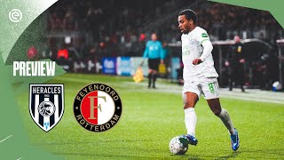 PREVIEW 📊  Heracles Almelo – Feyenoord  Eredivisie 16 [upl. by Talyah]