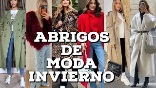 ABRIGOS DE MODA INVIERNO 2024 2025☃️TENDENCIA DE MODA MUJER  abrigos que se llevan en invierno [upl. by Iruj]