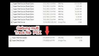 Cara Mudah Menggabungkan File Imagebin PSXPS1 Yang Terpisah Dalam Banyak Track [upl. by Mont]