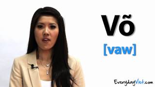 Learn Vietnamese Lesson 12 Pronouncing 20 Common Vietnamese Last Names [upl. by Ahsieken81]