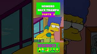 HOMERO HACE TRAMPA CON LA DIETA 😂  PARTE 2 [upl. by Harry362]