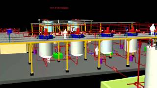 120MTDay Lube Oil Plant 3D Presentation of the Plant [upl. by Nakada]