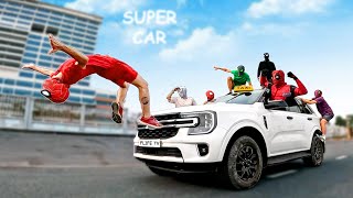 SpiderMan Bros Destroy Deadpools Taxi Car  Comedy SuperHero Battle [upl. by Lisan]