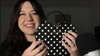 ASMR Purse Tapping and Scratching 🖤 [upl. by Udele846]