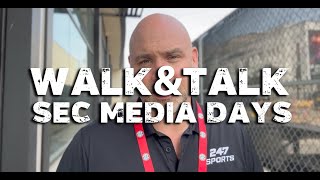 WALK amp TALK 2023 SEC Media Days from Nashville [upl. by Aissatsan682]