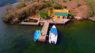 Aerial View Gasparee Island Trinidad West Indies [upl. by Deeann]