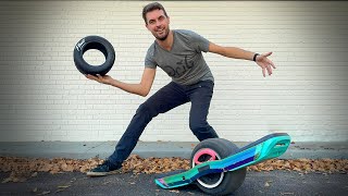 Changing a Onewheel Tire  is a performance tire worth it Street Pro 2 review  Float Blocks [upl. by Haroppizt]