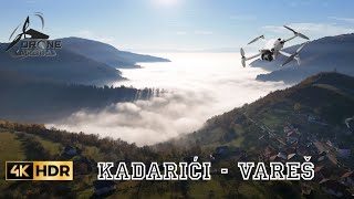 Kadarići iznad kotlinske magle dronephotography dronekamenjas subscribe 4K [upl. by Eahsal949]