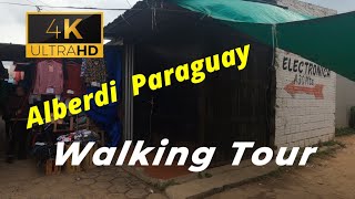 🇵🇾【4K 60fps】WALK  ALBERTI  walking Tour  Paraguay [upl. by Rramo987]