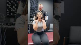 Chiropractic Adjustment for Neck amp Jaw Pain dallaschiropractor chiropractic [upl. by Drooff]