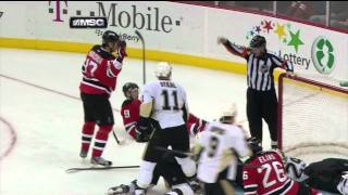 Ilya Kovalchuk Penalty Shot Goal  12312011  Devils vs Penguins [upl. by Ldnek]