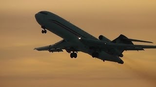 Cargojet  Boeing 727200  Engine start amp sunrise takeoff  CGCJN  ValdOr CYVO [upl. by Sivek]