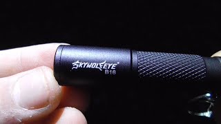 Günstigste EDC Lampe im Test SKYWOLFEYE B16 [upl. by Esil173]