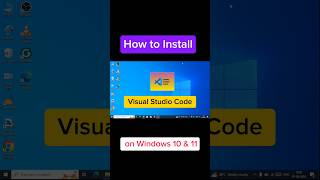 How to Install Visual Studio Code on Windows 10 amp11VisualStudioCodeVSCodeInstallation [upl. by Kannan912]