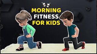 9MINUTE MORNING WORKOUT FOR KIDS  FITNESS ACTIVITY [upl. by Graybill382]