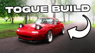 20000 Touge Build Competition  Miata BP4W Swap Part 2 [upl. by Ahsiadal]