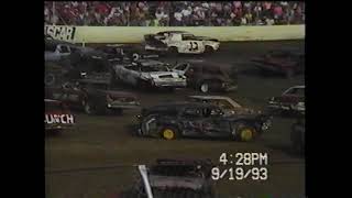 Haubstadt Indiana Demolition Derby 1993 [upl. by Ramsa]