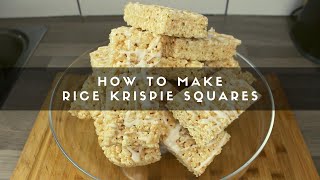 How to Make Rice Krispie Squares [upl. by Ruscio311]