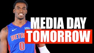 Pistons Media Day  What To Expect [upl. by Mctyre649]