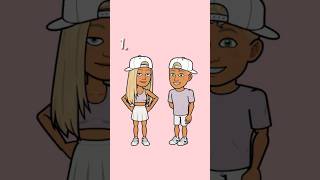 Matching snapchat bitmoji outfits bitmoji boy girl shorts couple shorts [upl. by Atener344]