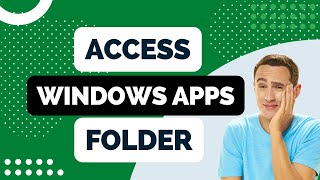 How to Access the Windows Apps Folder in Windows 10 [upl. by Leodora]