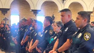 Laredo ISD PD Participates in Blessing of the Badges [upl. by Netnilc996]