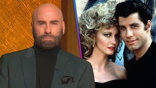 John Travolta Tears Up Paying Tribute to Olivia NewtonJohn at 2023 Oscars [upl. by Pylle792]