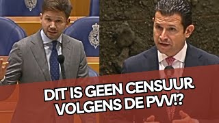 Bijzonder Gideon van Meijeren CONFRONTEERT de PVV met EUcensuur Voorzitter onderbreekt [upl. by Jens766]