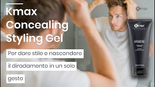 Gel Per Capelli con Fibre di Cheratina  Kmax Concealing Styling Gel [upl. by Ivar]