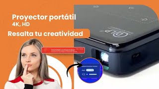 Proyector Portátil 4k [upl. by John901]