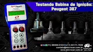 Como testar a Bobina do Peugeot 307  Microcar IgniTest [upl. by Taft687]