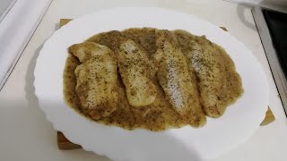 MERLUZA FISH with ONION AND GARLIC SAUCEby Heart Ohlive Channel ❤️ [upl. by Zacks]